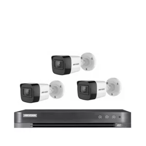 عدد 3 كاميرات 8 ميجـا - داخلية او خارجية مع جهاز تسجيل 4 قنوات