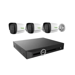 3 كاميرات شبكية 5 ميجـا 50 متر مايك مدمج مع جهاز تسجيل 5 قنوات - تياندي
